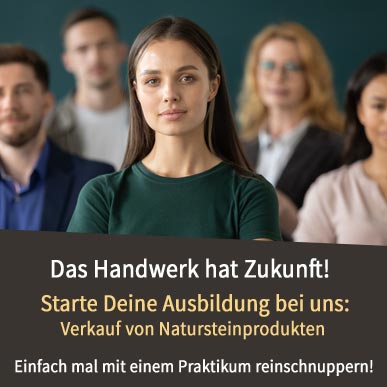 Download Flyer Asubildung im Verkauf von Natursteinprodukten