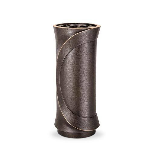 Grabschmuck Vase bronze